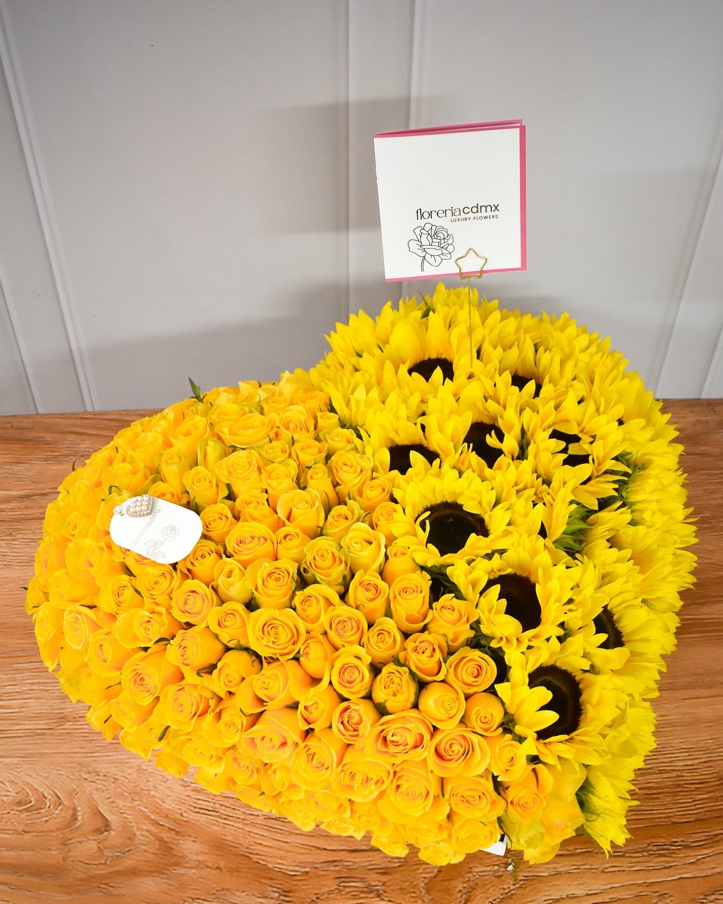 CORAZÓN 3D FULL YELLOW