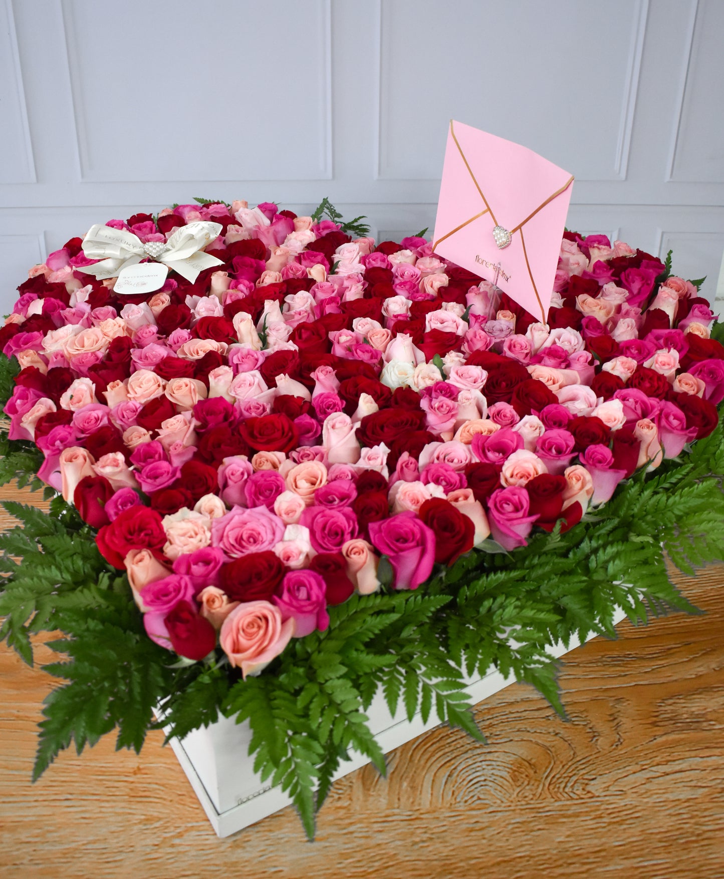 CORAZÓN DE 250 ROSAS