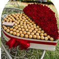 Jumbo heart de ferreros y rosas