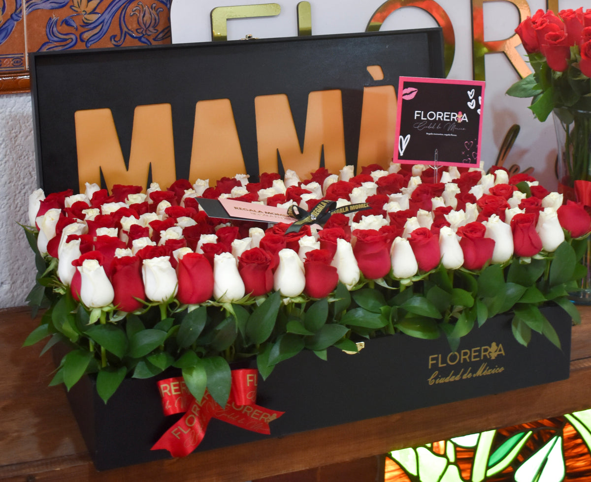 COFRE JUMBO DE 300 ROSAS